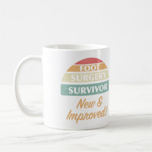 Foot Surgery Survivor Humour Coffee Mug