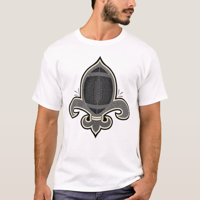 Footbal de Lis -bw T-Shirt (Front)
