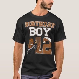 Football 12th Birthday Party Decorations For Boys T-Shirt