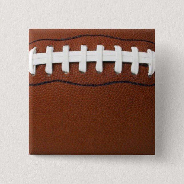 Football 15 Cm Square Badge (Front)