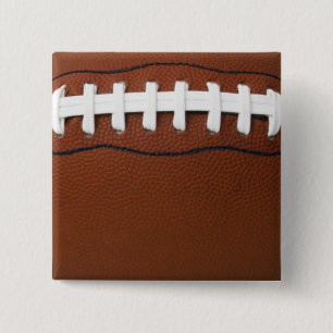 Football 15 Cm Square Badge