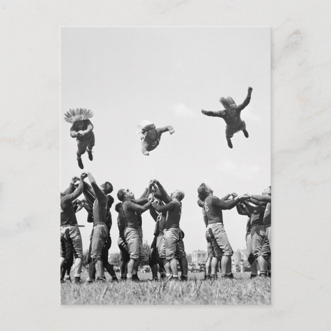 Football, 1930s postcard (Front)