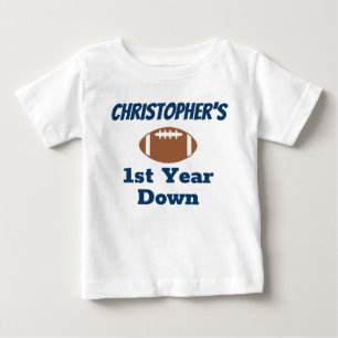 Football 1st Birthday Baby T-Shirt