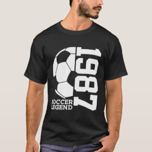Football 36Th Soccer Legend 1987 T-Shirt