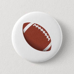 Football! 6 Cm Round Badge