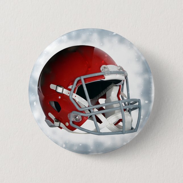 Football 6 Cm Round Badge (Front)