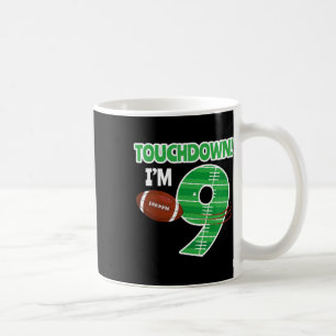 Football 9th Birthday Party Player Game Lover Team Coffee Mug