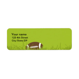 Football address labels