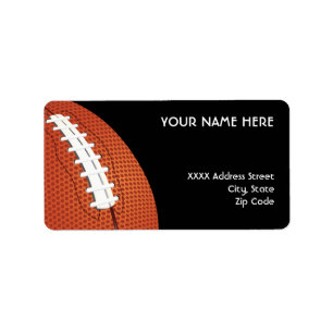 Football Address Labels