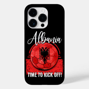 Football Albania Flag, Soccer Vintage Case-Mate iPhone 14 Pro Case