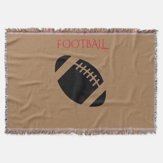 FOOTBALL ALL SEASON THROW BLANKET! (Front)