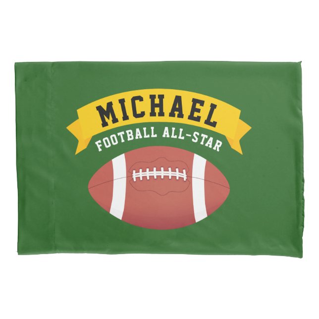 Football All-Star Pillowcase (Front)