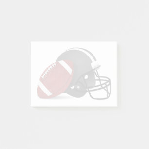 Football And Helmet Post-it Notes