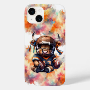 Football And Highland Cows Case-Mate iPhone 14 Case