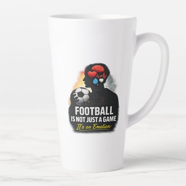 Football and Identity Latte Mug (Right)