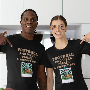 Football and Pizza T Shirt