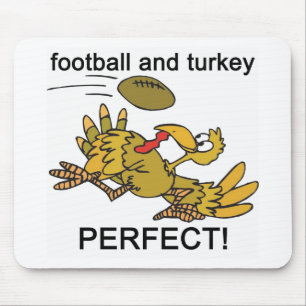 Football and Turkey PERFECT! Mouse Mat