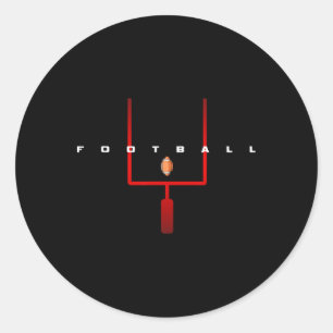 Football Apparel - Football  Classic Round Sticker