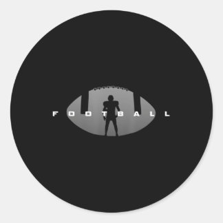 Football Apparel  Football  Classic Round Sticker