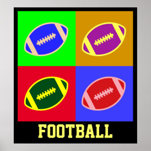 Football Art Poster