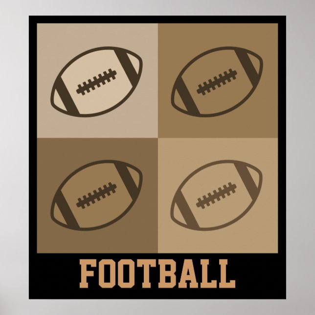 Football Art Poster (Front)