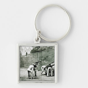 Football at the Wall at Eton Key Ring