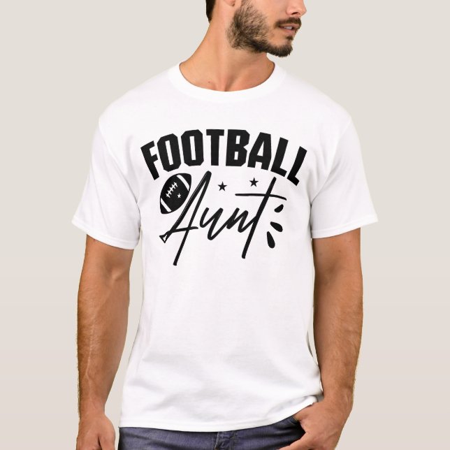 Football Aunt Customisable Shirt (Front)