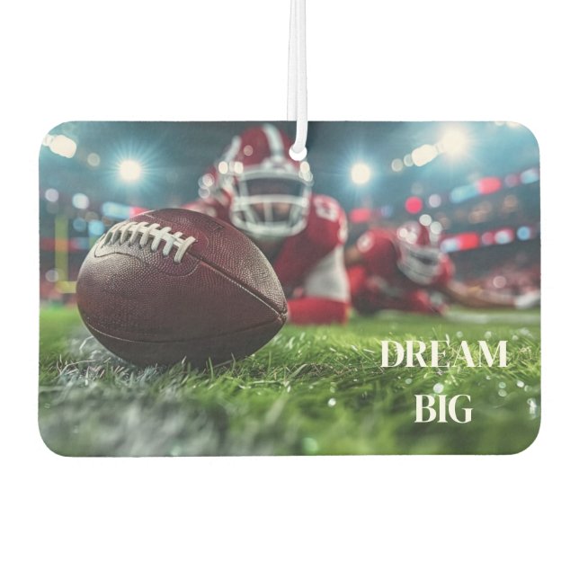Football Auto Air Freshener (Front)