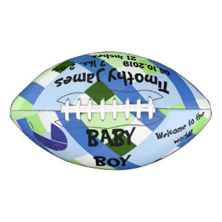 Football Baby Announcement American Football