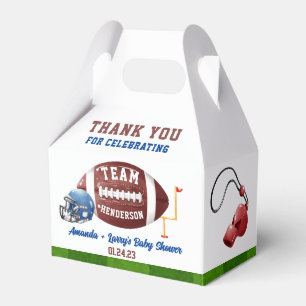 Football Baby Shower Favour Box