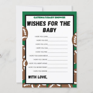 Football Baby Shower Game, Soccer - Editable Name, Invitation