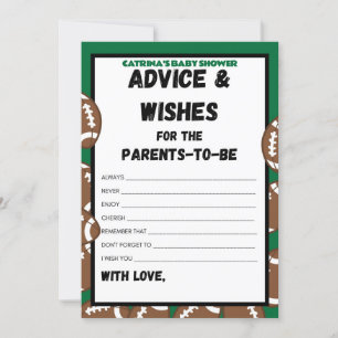 Football Baby Shower Game, Soccer - Editable Name, Invitation