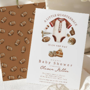 Football Baby Shower Invitation