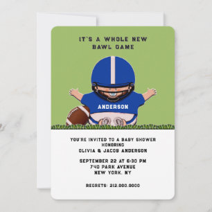 Football Baby Shower Invitation