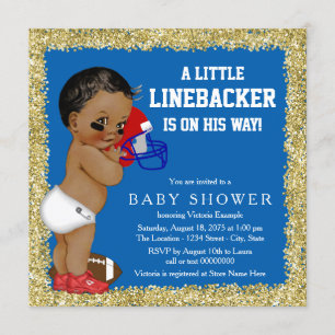 Football Baby Shower Invitation