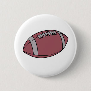 Football Ball 6 Cm Round Badge