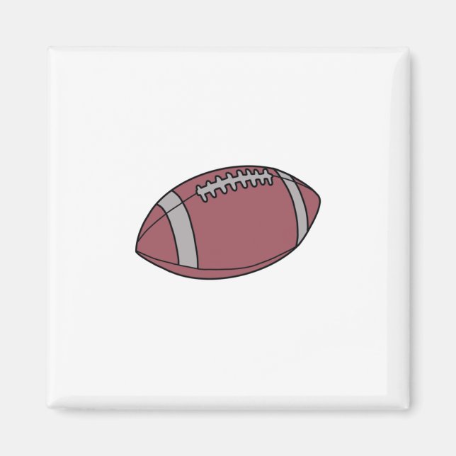 Football Ball Magnet (Front)