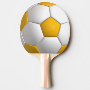 Football (ball) ping pong paddle