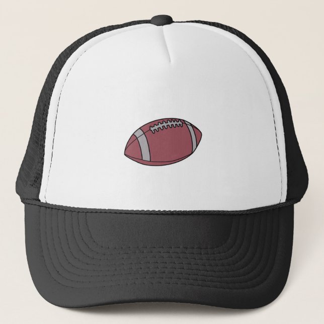 Football Ball Trucker Hat (Front)