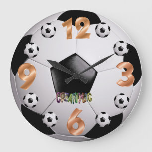 Football ball Wall Clock