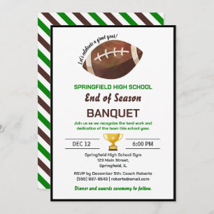 Football Banquet Invitation
