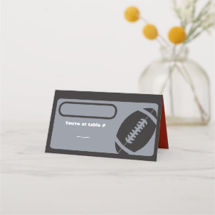 FOOTBALL Bar Bat Mitzvah Seating Table Escort Card