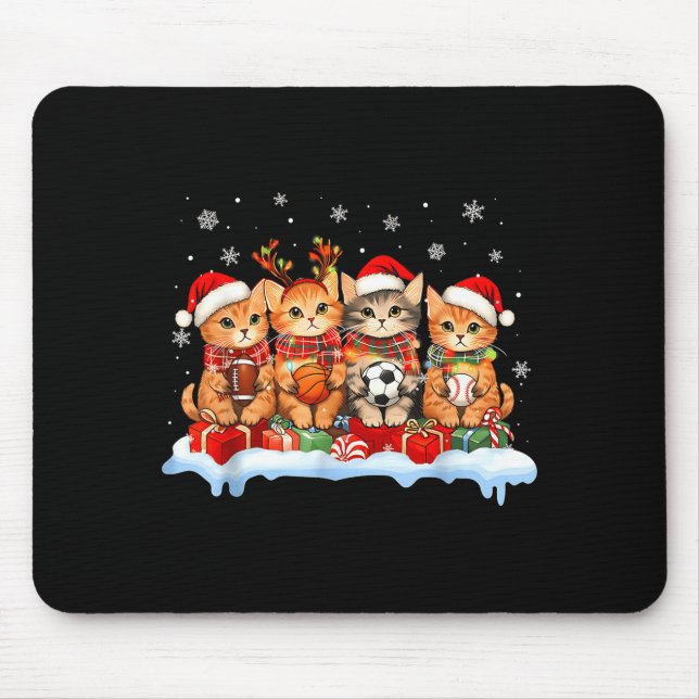 Football Baseball Basketball Player Funny Srt Chri Mouse Mat (Front)