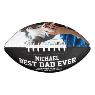 Football Best Dad Ever Sports Happy Fathers Day American Football