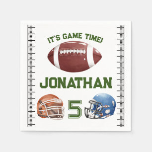 Football Birthday boy  Napkin