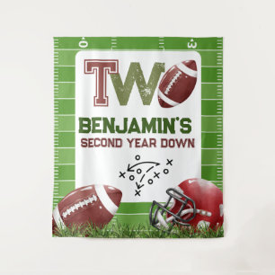 Football Birthday boy Tapestry