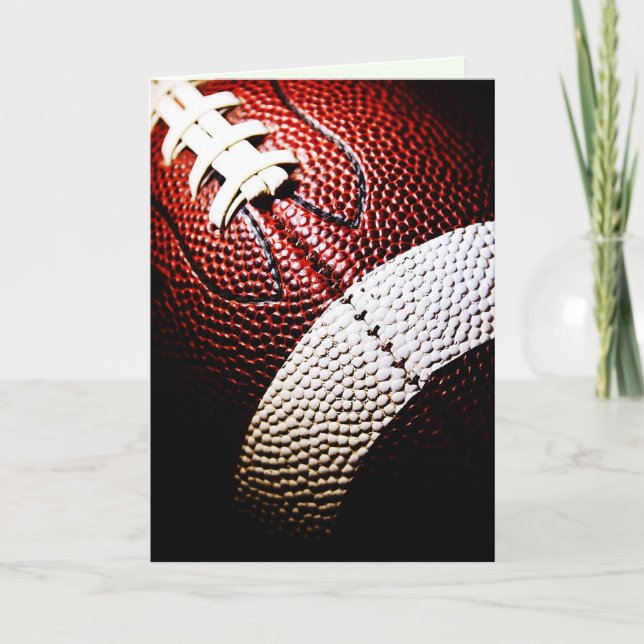 Football Birthday Card (Front)