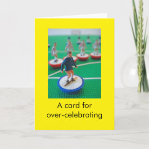 Football birthday card