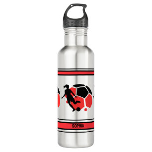 Football Birthday Gift, Football Women Girl Player 710 Ml Water Bottle