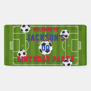 Football Birthday Party Banner
